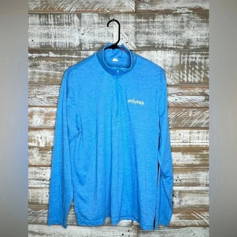 Sport-Tek men's pullover zip up‎ long sleeve shirt L